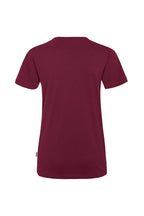 HAKRO Damen V-Shirt Mikralinar® weinrot