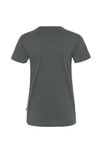 HAKRO Damen V-Shirt Mikralinar® anthrazit