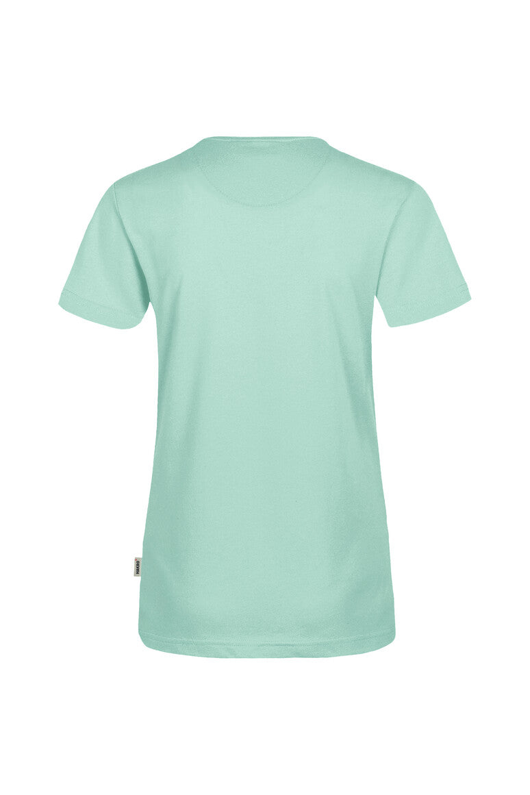 HAKRO Damen V-Shirt Mikralinar® eisgrün