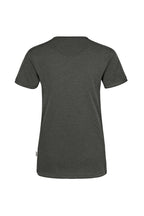 HAKRO Damen V-Shirt Mikralinar® anthrazit meliert