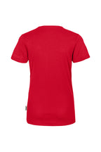 HAKRO Damen V-Shirt COOLMAX® rot