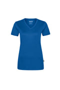 HAKRO Damen V-Shirt COOLMAX® royalblau
