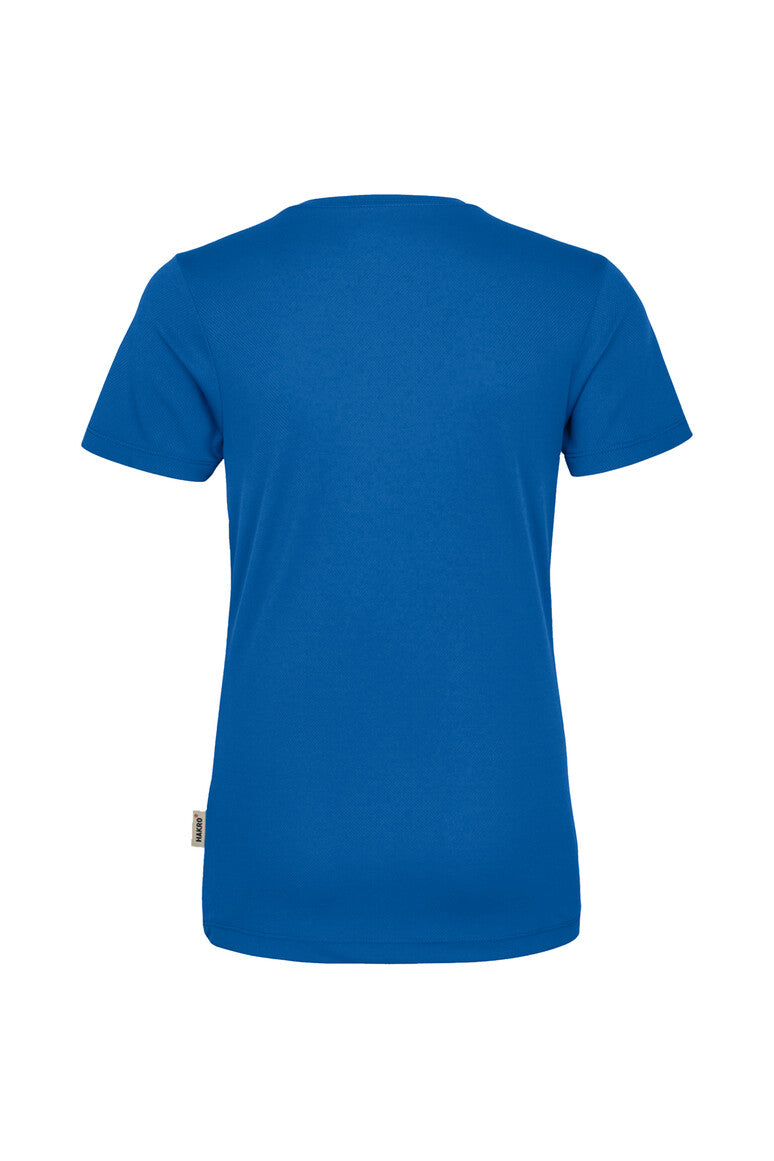 HAKRO Damen V-Shirt COOLMAX® royalblau