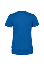 HAKRO Damen V-Shirt COOLMAX® royalblau