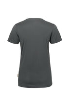 HAKRO Damen V-Shirt COOLMAX® anthrazit