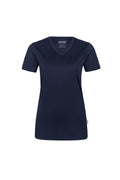 HAKRO Damen V-Shirt COOLMAX® tinte