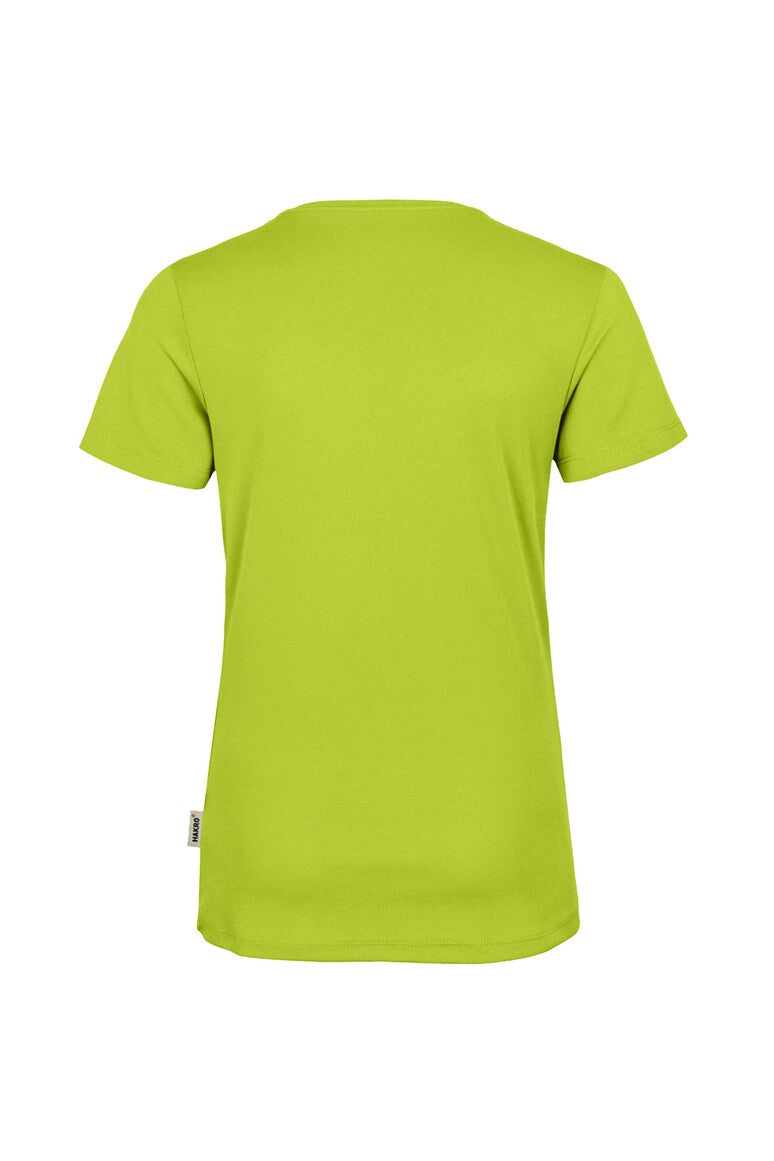 HAKRO Damen V-Shirt COOLMAX® kiwi