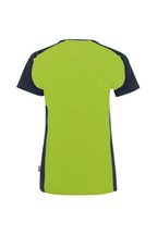 HAKRO Damen V-Shirt Contrast Mikralinar® kiwi/anthrazit