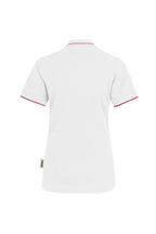 HAKRO Damen Poloshirt Casual weiß/rot