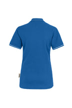 HAKRO Damen Poloshirt Casual royalblau/weiß