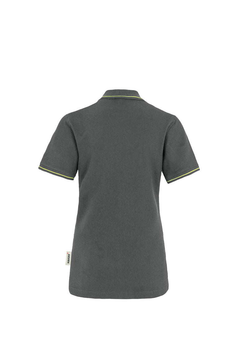 HAKRO Damen Poloshirt Casual anthrazit/kiwi