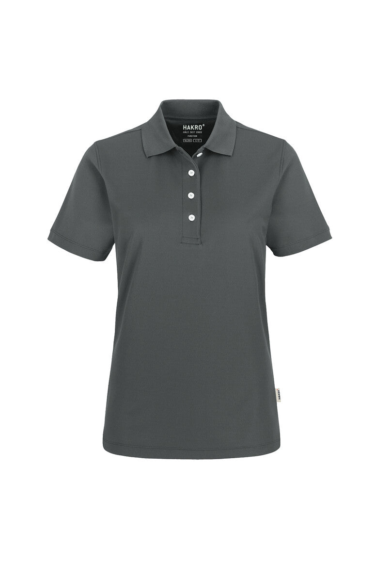 HAKRO Damen Poloshirt COOLMAX® anthrazit