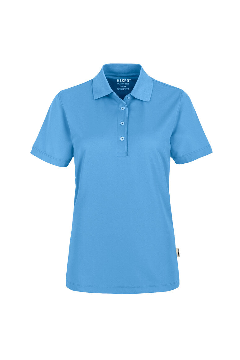 HAKRO Damen Poloshirt COOLMAX® malibublau