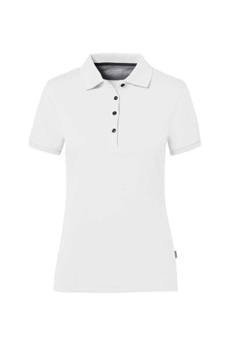 HAKRO Cotton Tec® Damen Poloshirt weiß