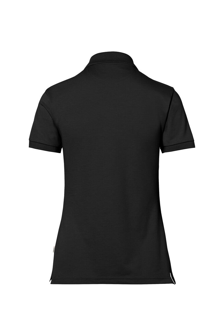 HAKRO Cotton Tec® Damen Poloshirt schwarz
