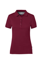 HAKRO Cotton Tec® Damen Poloshirt weinrot