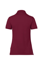 HAKRO Cotton Tec® Damen Poloshirt weinrot