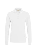 HAKRO Damen Longsleeve-Poloshirt Mikralinar® weiß