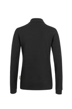 HAKRO Damen Longsleeve-Poloshirt Mikralinar® schwarz
