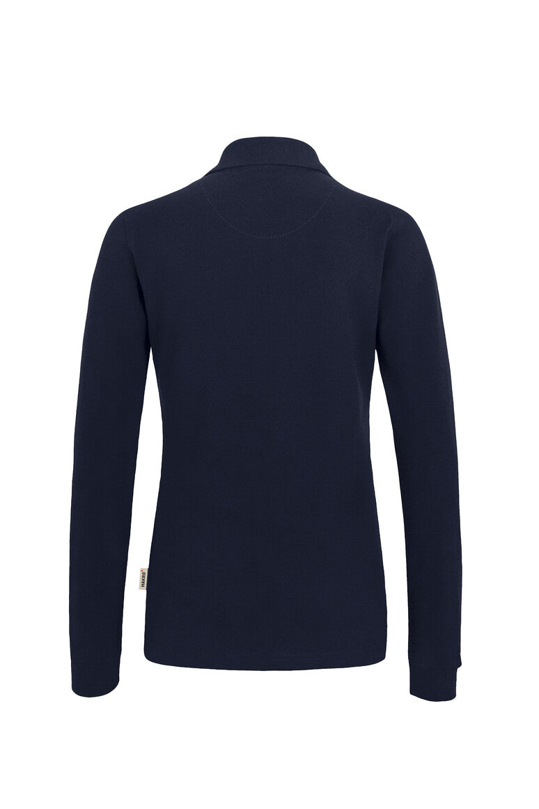 HAKRO Damen Longsleeve-Poloshirt Mikralinar® tinte
