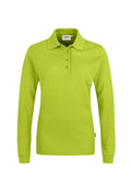 HAKRO Damen Longsleeve-Poloshirt Mikralinar® kiwi