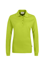 HAKRO Damen Longsleeve-Poloshirt Mikralinar® kiwi