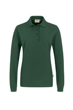 HAKRO Damen Longsleeve-Poloshirt Mikralinar® tanne