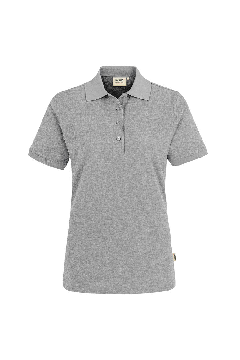 HAKRO Damen Poloshirt Mikralinar® grau meliert