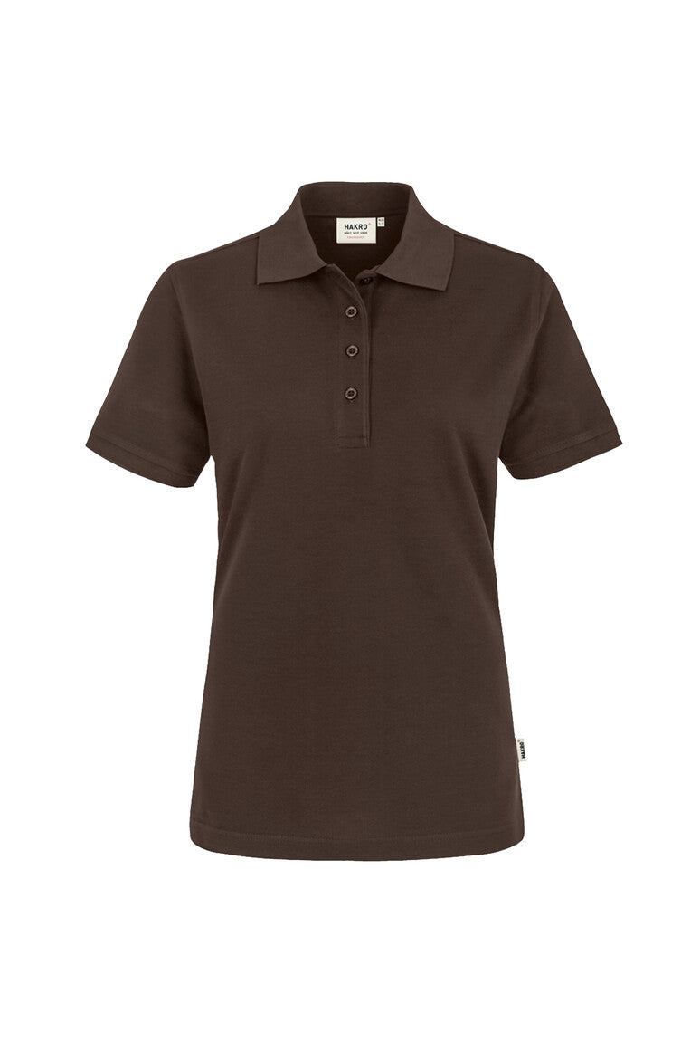 HAKRO Damen Poloshirt Mikralinar® schokolade