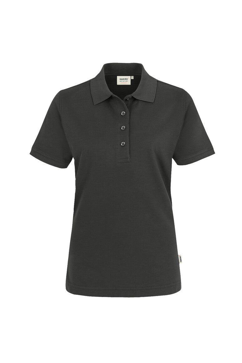 HAKRO Damen Poloshirt Mikralinar® karbongrau