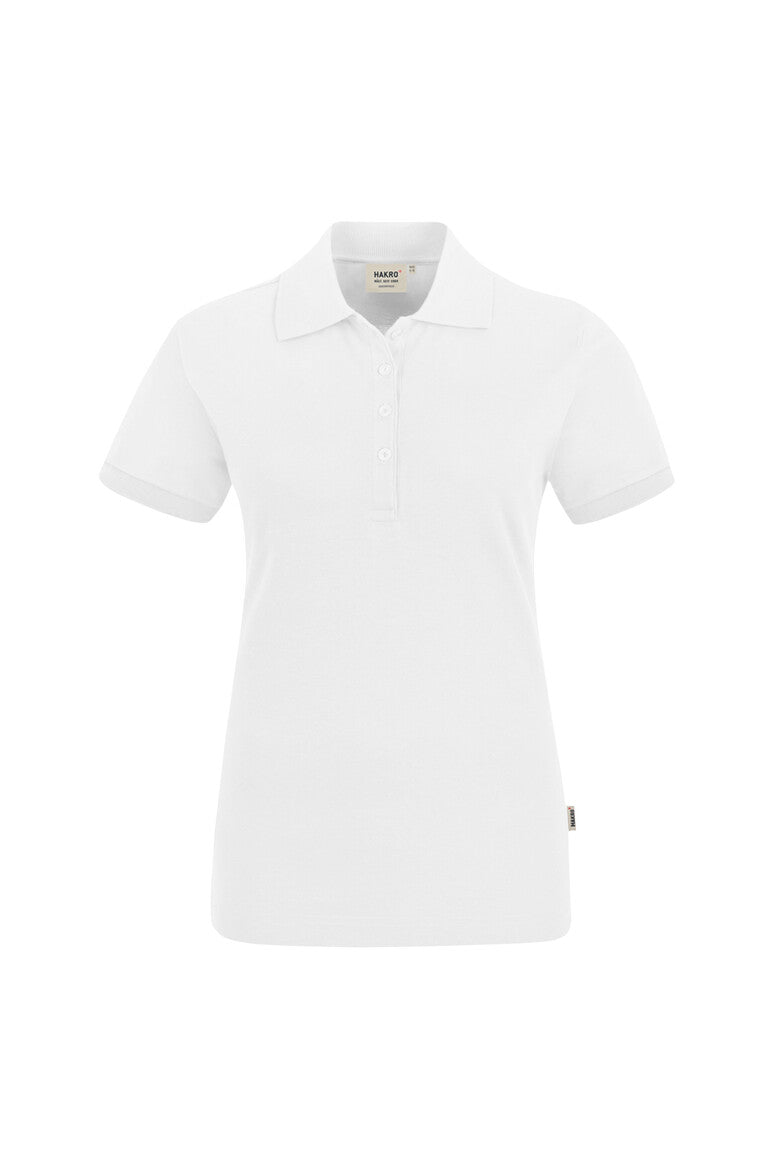HAKRO Damen Poloshirt Stretch weiß