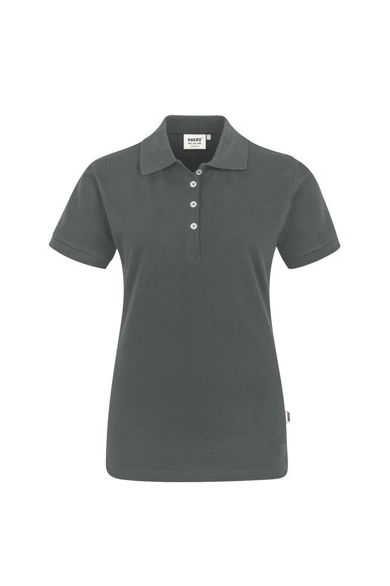 HAKRO Damen Poloshirt Stretch anthrazit
