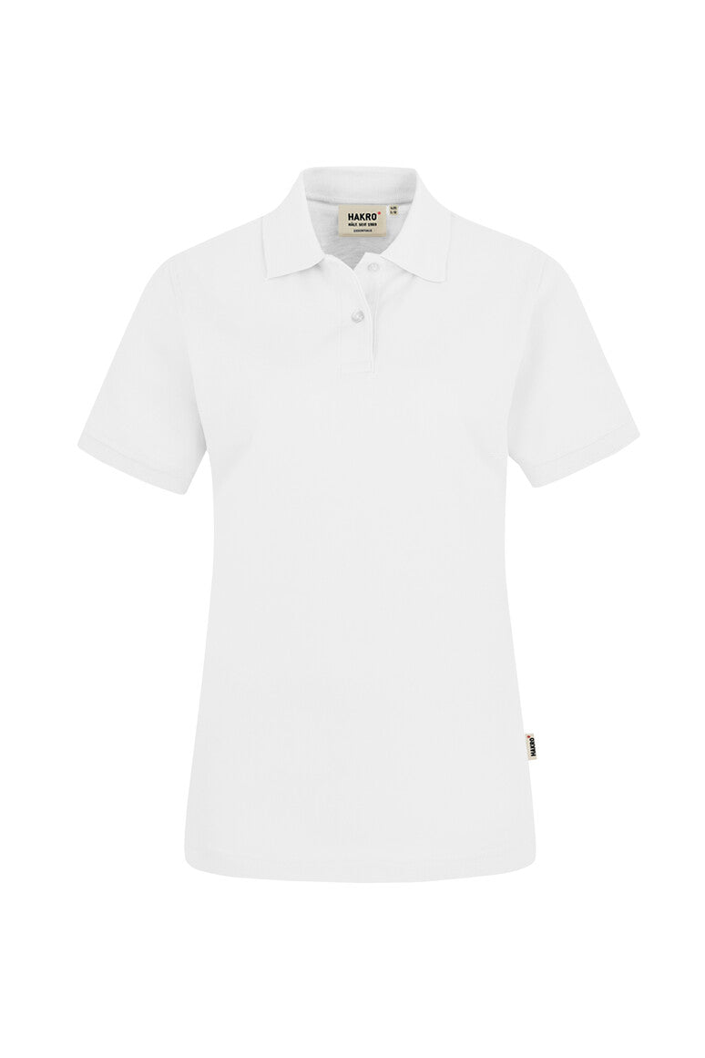 HAKRO Damen Poloshirt Top weiß
