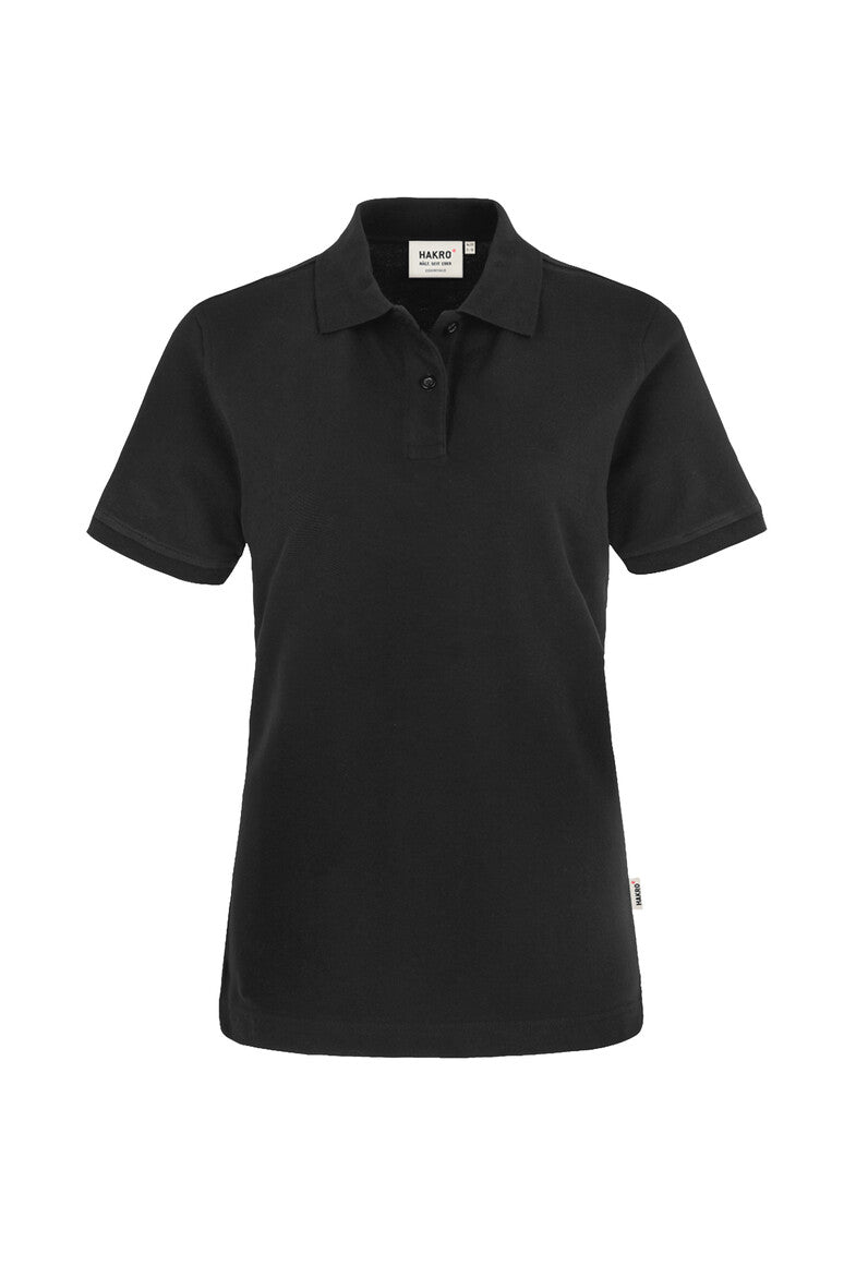 HAKRO Damen Poloshirt Top schwarz