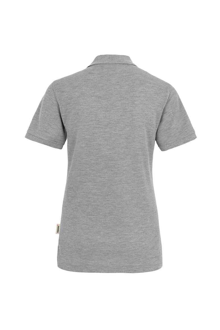 HAKRO Damen Poloshirt Top grau meliert