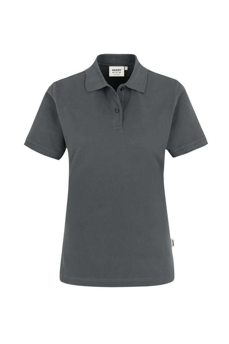 HAKRO Damen Poloshirt Top anthrazit