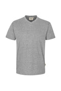 HAKRO V-Shirt Classic grau meliert