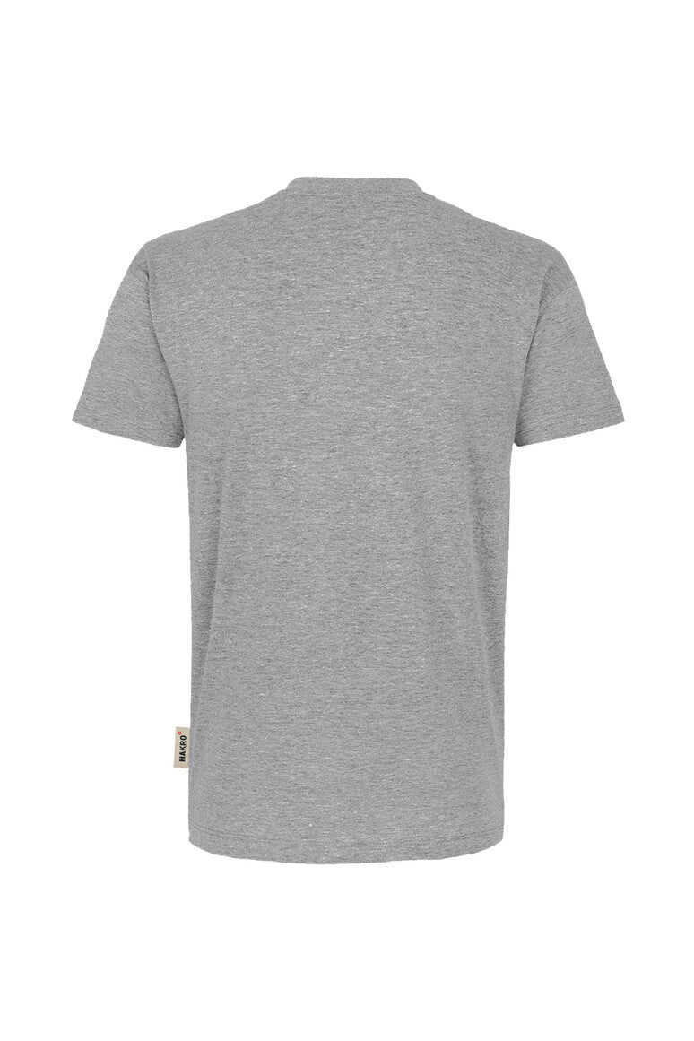 HAKRO V-Shirt Classic grau meliert