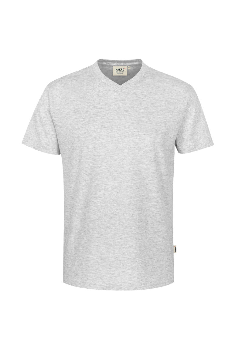 HAKRO V-Shirt Classic ash meliert
