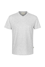 HAKRO V-Shirt Classic ash meliert
