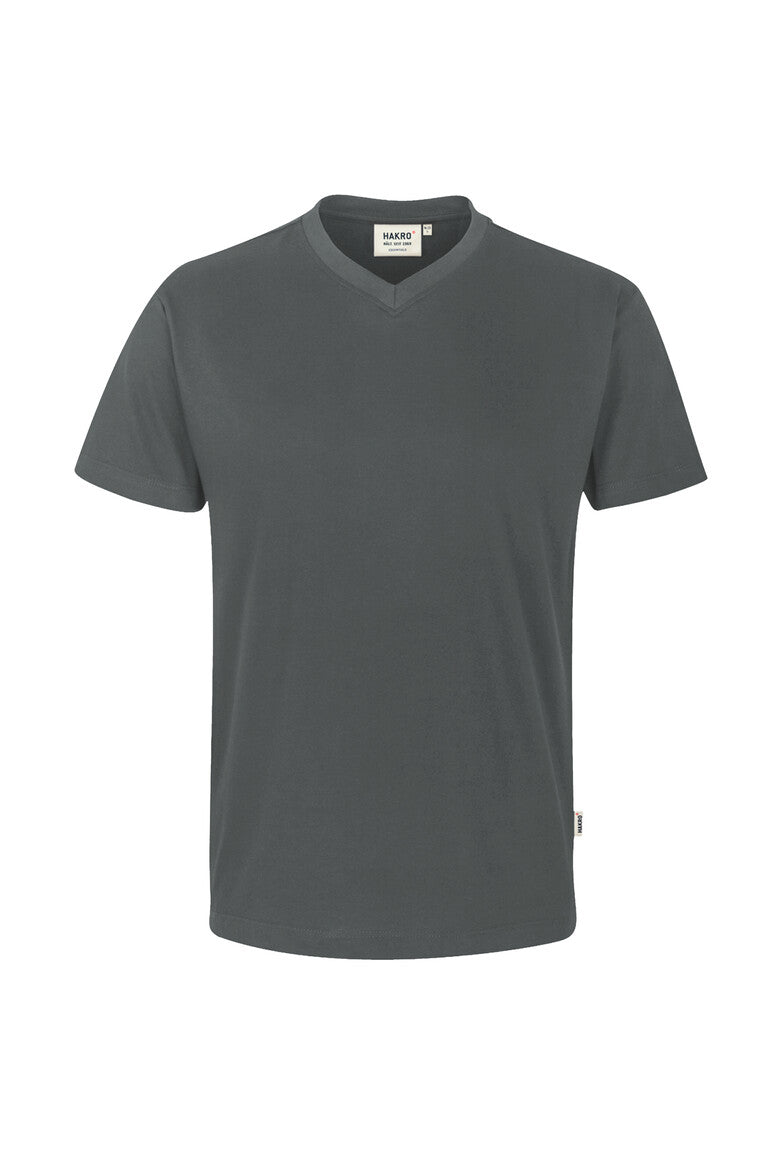 HAKRO V-Shirt Classic anthrazit