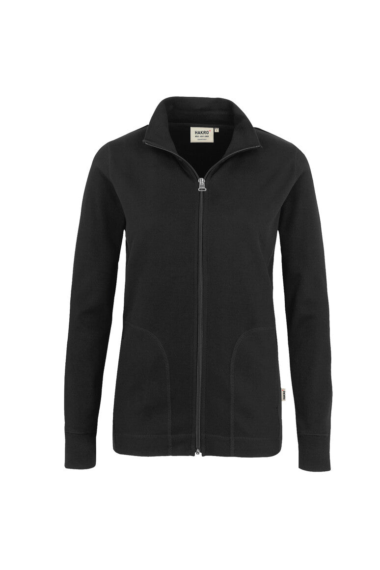 HAKRO Damen Interlockjacke schwarz