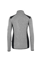 HAKRO Damen Strickfleecejacke Churchill grau meliert