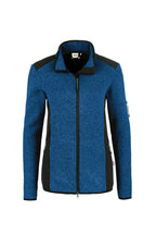 HAKRO Damen Strickfleecejacke Churchill royalblau meliert