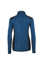 HAKRO Damen Strickfleecejacke Churchill royalblau meliert
