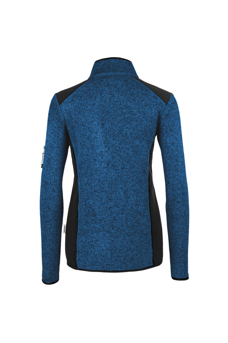 HAKRO Damen Strickfleecejacke Churchill royalblau meliert