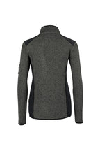 HAKRO Damen Strickfleecejacke Churchill anthrazit meliert