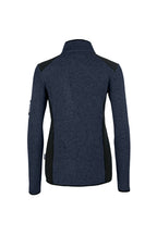 HAKRO Damen Strickfleecejacke Churchill marine meliert