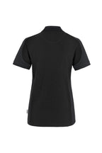 HAKRO Damen Poloshirt Contrast Mikralinar® schwarz/anthrazit