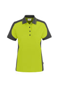 HAKRO Damen Poloshirt Contrast Mikralinar® kiwi/anthrazit